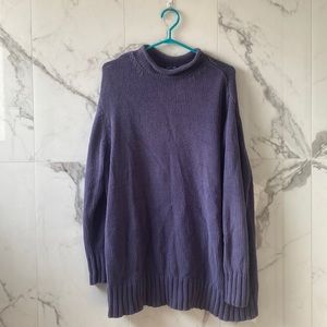 Oversized knitted sweater